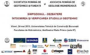 Simpozionul-Dezbatere “Intocmirea si Verificarea Studiului Geotehnic”